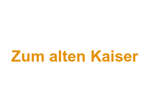Zum alten Kaiser Logo