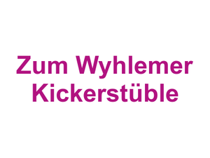 Zum Wyhlemer Kickerstüble Logo