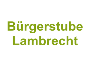 Bürgerstube Lambrecht Logo