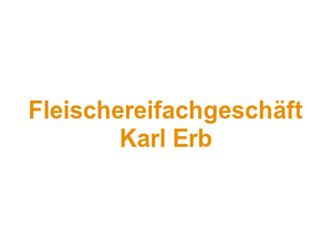 Metzgerei Fleischereifachgeschäft Karl Erb Logo