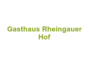 Gasthaus Rheingauer Hof Logo