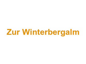 Zur Winterbergalm Logo