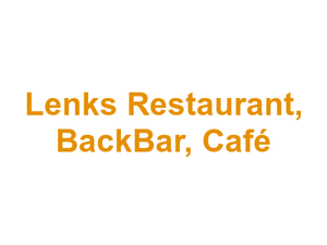 Lenk's Restaurant, BackBar, Café Logo