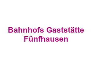 Bahnhofs Gaststätte Fünfhausen Logo