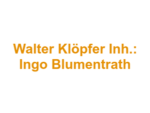 Metzgerei Fleischerfachgeschäft Walter Klöpfer Inh.: Ingo Blumentrath Logo