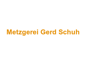 Metzgerei Gerd Schuh Logo