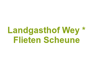 Landgasthof Wey * Flieten Scheune Logo