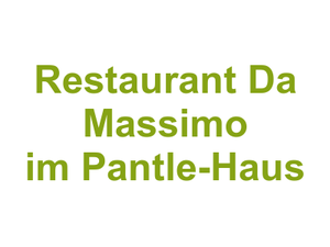 Restaurant Da Massimo im Pantle-Haus Logo