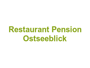 Restaurant Pension Ostseeblick Logo