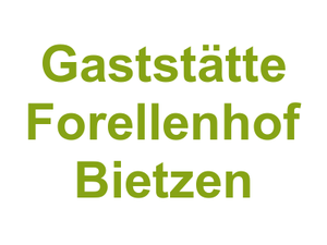 Gaststätte Forellenhof Bietzen Logo