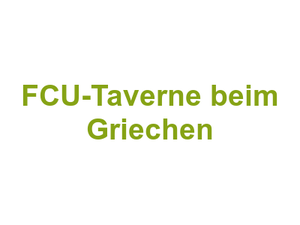FCU-Taverne beim Griechen Logo
