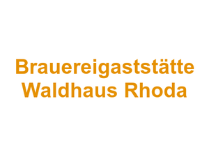 Brauereigaststätte Waldhaus Rhoda Logo