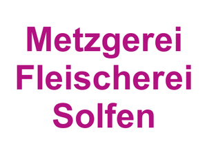 Metzgerei Fleischerei Solfen Logo