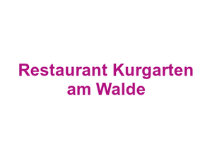 Restaurant Kurgarten am Walde Logo