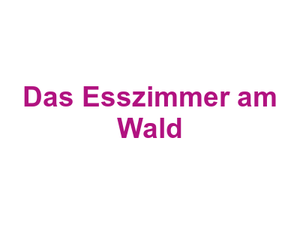 Das Esszimmer am Wald Logo