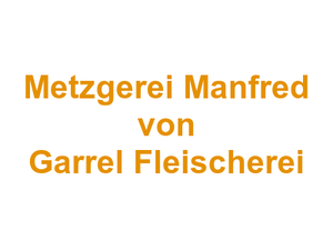 Metzgerei Manfred von Garrel Fleischerei Logo