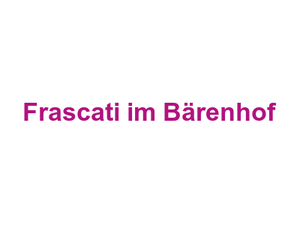 Frascati im Bärenhof Logo