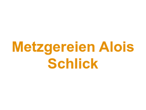 Metzgereien Alois Schlick Logo