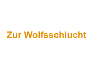 Zur Wolfsschlucht Logo