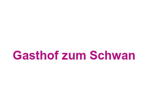 Gasthof zum Schwan Logo