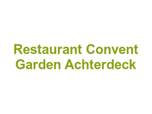 Restaurant Convent Garden Achterdeck Logo