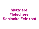 Metzgerei Fleischerei Schlacke Feinkost Logo