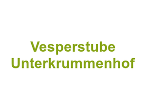 Vesperstube Unterkrummenhof Logo