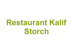 Restaurant Kalif Storch Logo