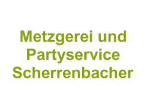 Metzgerei und Partyservice Scherrenbacher Logo