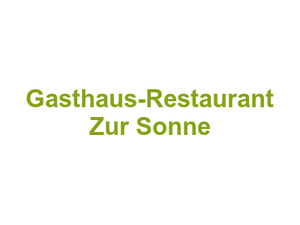 Gasthaus-Restaurant Zur Sonne Logo