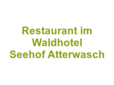Restaurant im Waldhotel Seehof Atterwasch Logo