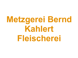 Metzgerei Bernd Kahlert Fleischerei Logo