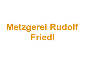 Metzgerei Rudolf Friedl Logo