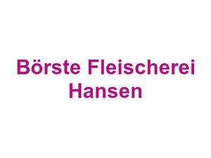 Metzgerei Inh. Stefan Börste Fleischerei Hansen Logo