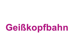 Geißkopfbahn Logo