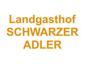 Landgasthof SCHWARZER ADLER Logo