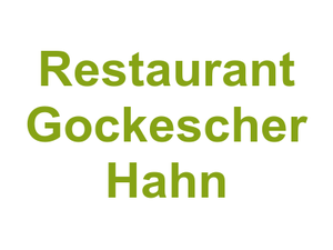 Restaurant Gockescher Hahn Logo
