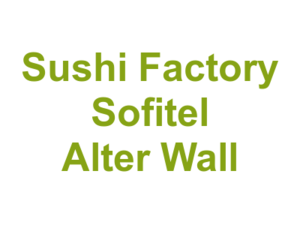 Sushi Factory Sofitel Alter Wall Logo