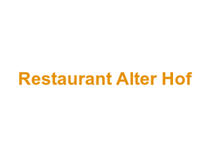Restaurant Alter Hof Logo
