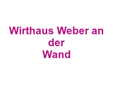 Wirthaus Weber an der Wand Logo