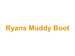 Ryan's Muddy Boot Logo
