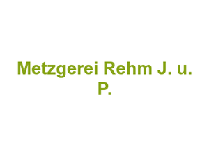 Metzgerei Rehm J. u. P. Logo