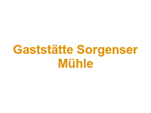 Gaststätte Sorgenser Mühle Logo