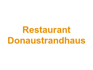 Restaurant Donaustrandhaus Logo