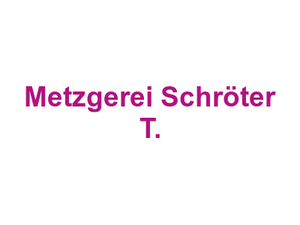 Metzgerei Schröter T. Logo