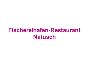 Fischereihafen-Restaurant Natusch Logo