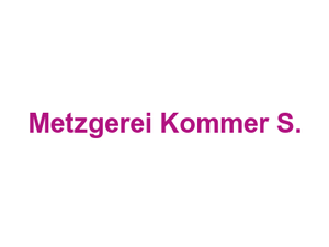 Metzgerei Kommer S. Logo