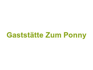 Gaststätte Zum Ponny Logo