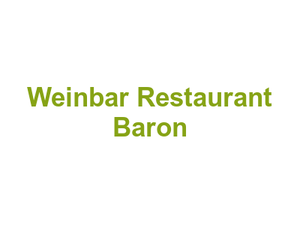 Weinbar Restaurant Baron Logo