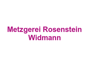 Metzgerei Rosenstein  Widmann Logo